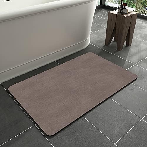 MontVoo -Bath Mat Rug-Rubber Backing Non Slip Quick Dry Absorbent Thin Bathroom by MontVoo