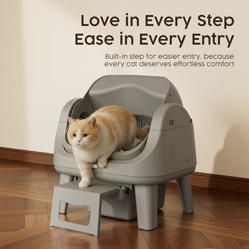 PetPivot Open Top Self Cleaning Cat Litter Box, Automatic Litter Box - Image 4