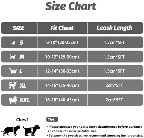 FAYOGOO Cat Harness and Leash Set | Upgrade Step-in Escape Proof Harness | - Image 2