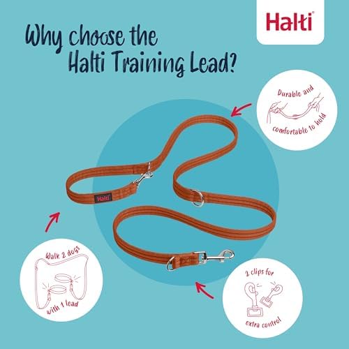 Halti Training Dog Leash | Size S, Burnt Orange | 2m Length - Image 3