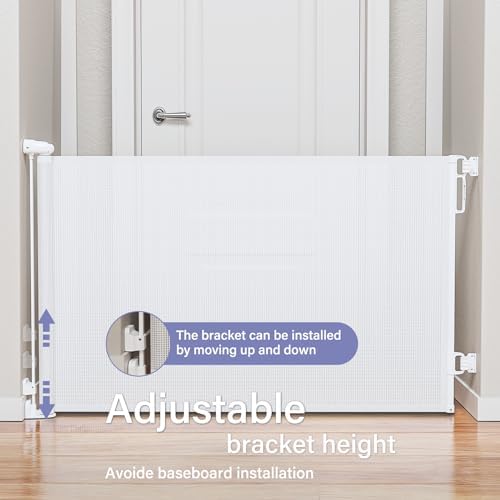 PRObebi Retractable Baby Gates for Stairs & Doorways, Indoor & Outdoor Use - Image 2