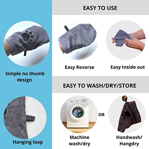 Penny & Niko Microfiber Pet Towel Mitts - Image 5