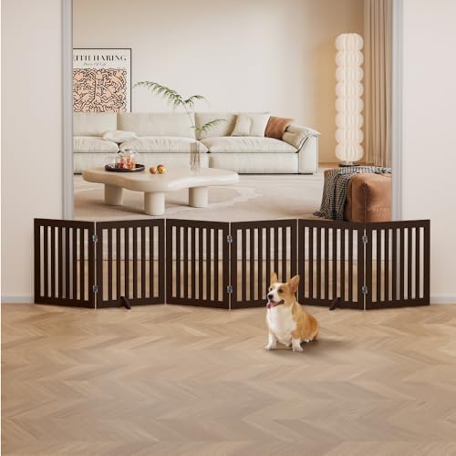 unipaws 120" Extra Wide Pet Gate and Pet Playpen Combination - Image 2