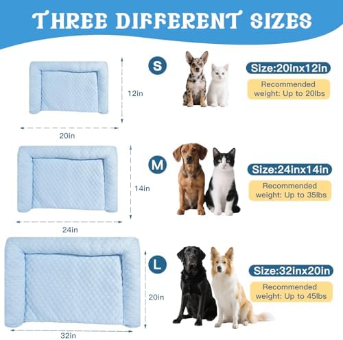 Cooling Mat - Thicken Pad for Small Dog & Cat, Ultra-Comfortable & Machine - Image 3