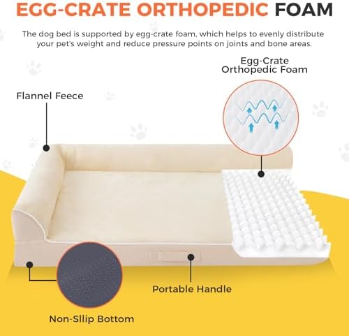 XXL Orthopedic Dog Bed, Extra Large Dogs - Image 2