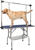 ROOMTEC 46" Dog Grooming Table, Foldable Home Pet Bathing Station by ROOMTEC