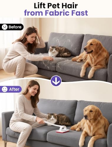 DELOMO Reusable Pet Hair Remover Brush - Image 2