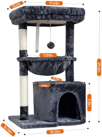 SYANDLVY Small Cat Tree for Indoor Cats, Cat Tower - Image 2