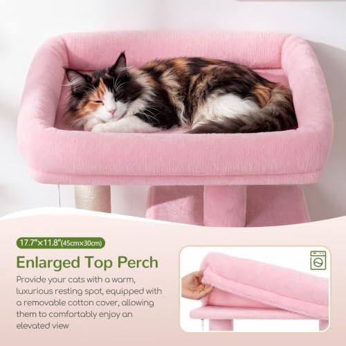 Globlazer F70 Pro Pink Heavy Duty Cat Tree Tower - Image 2