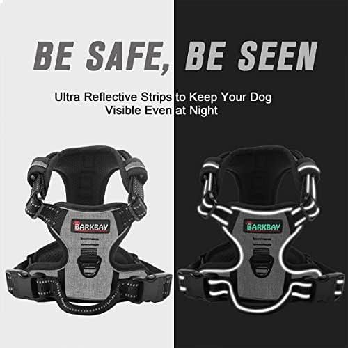 BARKBAY No Pull Dog Harness Front Clip Heavy Duty Reflective Easy Control Handle - Image 5