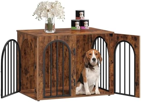Hzuaneri 31.5'' Dog Crate Furniture, Dog Kennel Indoor by Hzuaneri