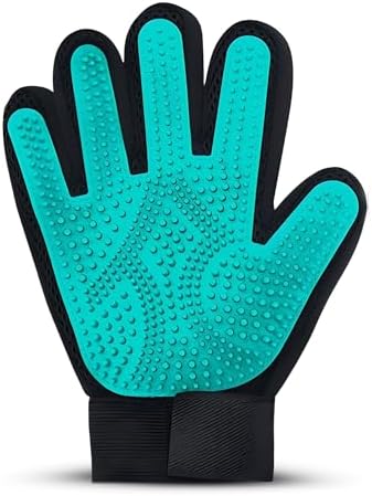 Pet Hair Removal Glove for Dogs & Cats – Dog Grooming Gloves for Shedding by Unknown