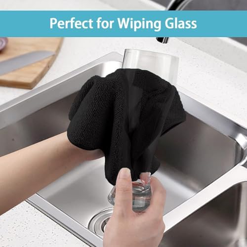HOMEXCEL 8PK Microfiber Cleaning Cloth, Cleaning Rags - Image 6