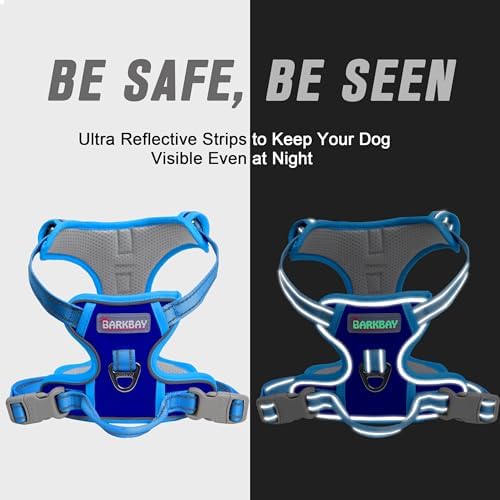BARKBAY Dog Harness No Pull for Medium Sized Dog Front Back Clips, Dog Vest - Image 5