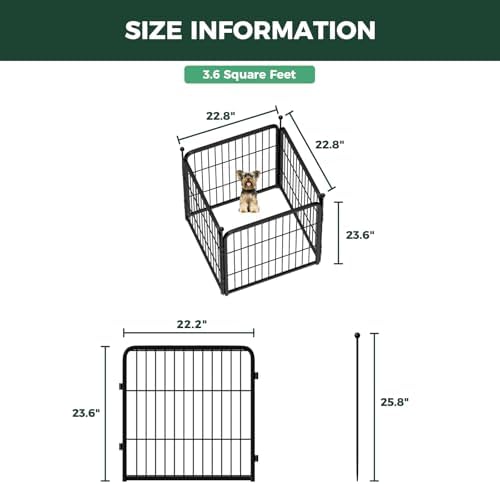 FXW Rollick Dog Playpen, Yard & RV Camping, 4 Panels - Image 3