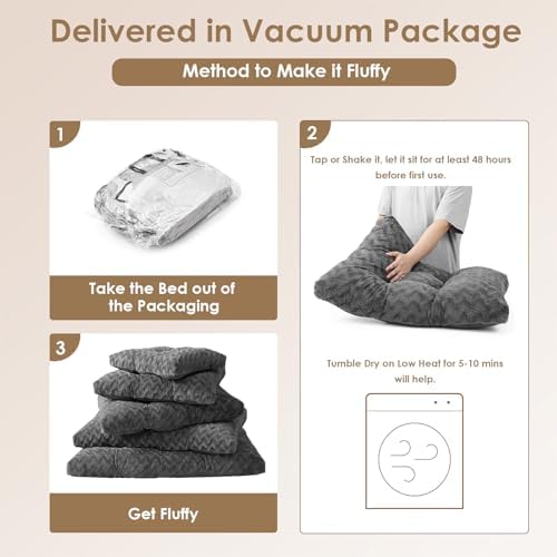 EHEYCIGA Washable Dog Beds for Small Dogs, 23x18 Inch Pet Bed - Image 4