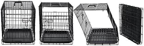 DONORO Dog Crates for Small Medium Size Dogs Indoor Double Door Dog Kennels & - Image 6