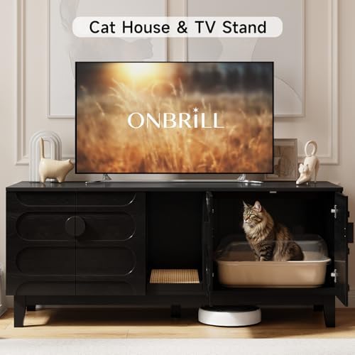 ONBRILL 63" Cat Litter Box Enclosure - Image 6