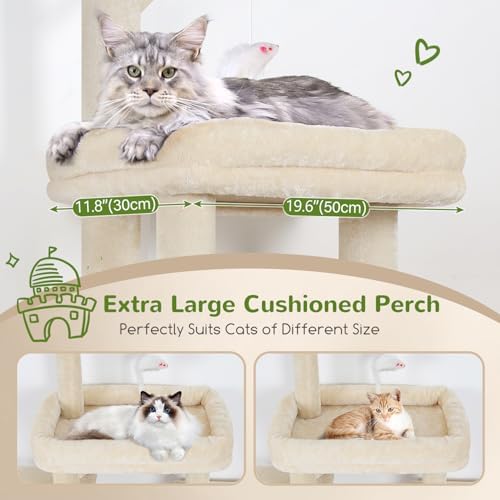 Globlazer Maine Coon Cat Tower for Indoor Adult Cats - Image 2