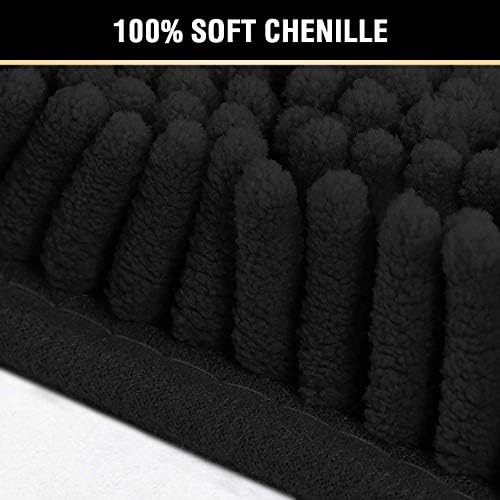 H.VERSAILTEX Microfiber Bath Rugs Chenille Floor Mat Ultra Soft Washable - Image 3