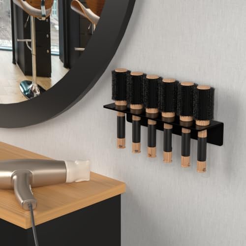 Marketing Holders Hanging Acrylic Brush Organizer 6 Holes Hardware Included - Image 5