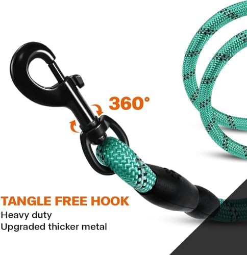Taglory Rope Dog Leash for Small Medium Dogs, 5 FT Padded Handle - Image 6