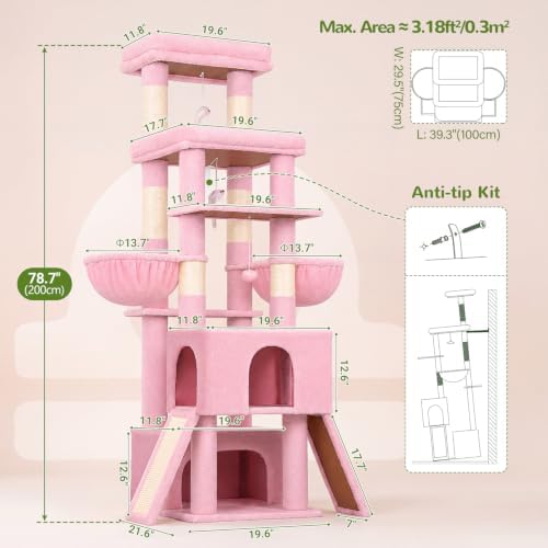 Globlazer Z78 Heavy Duty Cat Tree - Image 5