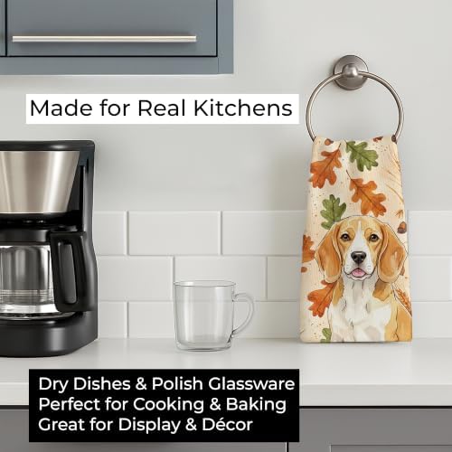 Caroline's Treasures Beagle Dogs Kitchen Towel 15x25 in - Image 3
