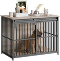 HOOBRO Dog Crate Furniture, 36.6" Heavy Duty Dog Kennel by HOOBRO