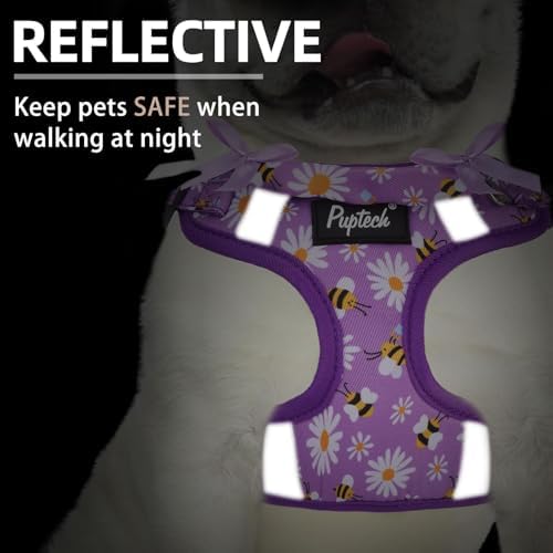PUPTECK Dog Harness and Leash Set Small Sized, Step in No Pull Adjustable Puppy - Image 4