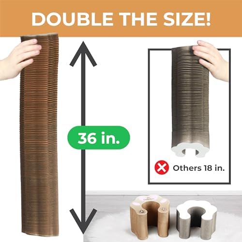 2-Pack Accordion Cat Toy Scratchers - Image 3