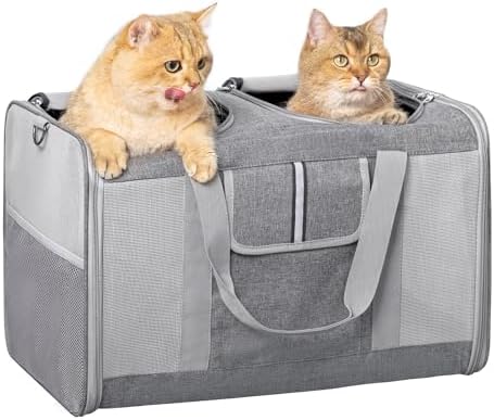 Sedioso Large Cat Carrier for 2 Cats, 21.7X 13.8X 13.8in Pet Carrier for Cat by Sedioso