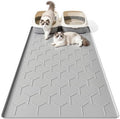 Bulkniu Silicone XL Cat Litter Mat, Raised Edge Waterproof by Bulkniu