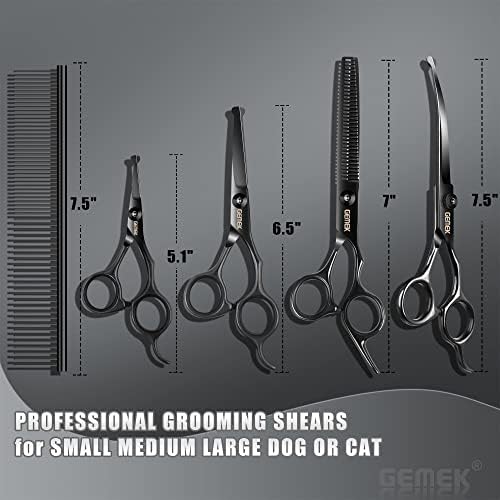 Dog Grooming Scissors Kit with Safety Round Tips - Image 2