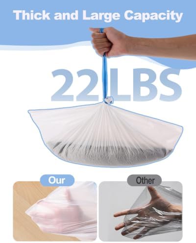60 Count Drawstring Cat Litter Bags Compatible - Image 4
