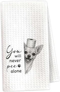 Funny Chihuahua Bathroom Hand Towel, Dog Lover Gifts -A02 by OXRUN