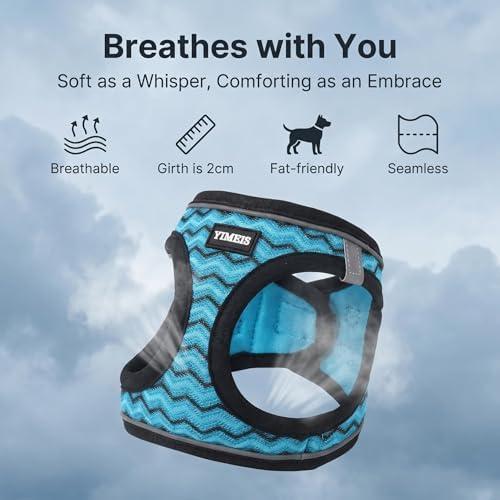 No Pull Dog Puppy Harness and Leash Set Reflective Mesh Vest XX-Small - Image 3