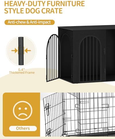 Hzuaneri 44.1'' Dog Crate Furniture, Dog Kennel Indoor - Image 7
