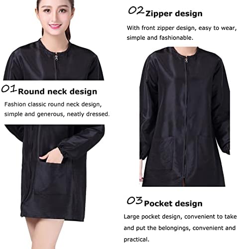 Professional Salon Smock Stylist Jacket Waterproof Hairdresser Cape Barber - Image 5