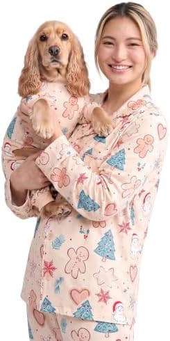 Spark Paws Christmas Matching Dog and Owner Pajama Bottoms by SparkPaws