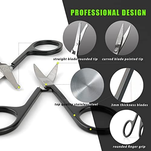 LePinko Facial Hair Small Grooming Scissors - Image 4