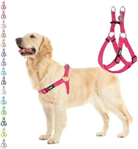PUPTECK No Pull Dog Harness Large Sized Step-in Adjustable Puppy Vest by PUPTECK