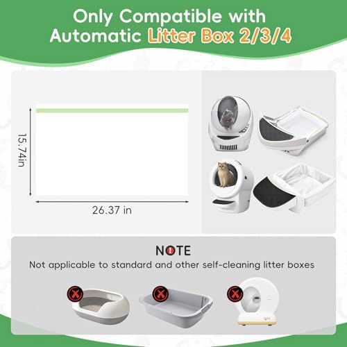 120 Count Cat Litter Bags for Litter Box Robot 4/3/5, Pre-Separated Thick - Image 5