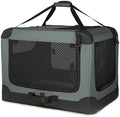 Amazon Basics 4-Door Portable Folding Soft Dog Crate, Collapsible Travel Kennel by AmazonBasics