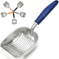 Cat Litter Scoop, Kitty Metal Scooper, Aluminum Alloy Sifter, Kitten Pooper by Frxat