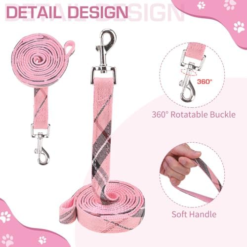 KOOLTAIL Dog Harness for Small Medium Dogs, Dog Harness and Leash Set, Step in - Image 4