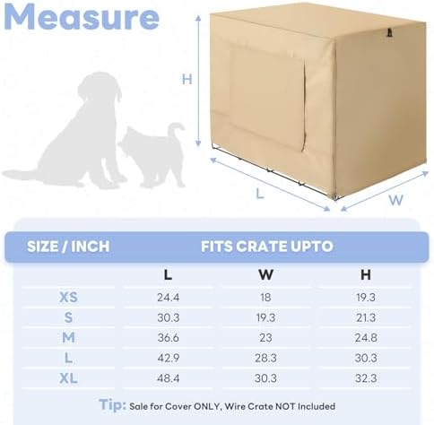 Seiyierr Dog Crate Cover - Image 4