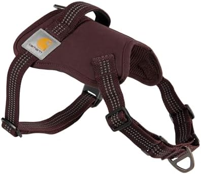 Carhartt Nylon Duck No Pull Dog Harness Deep Wine L by Carhartt