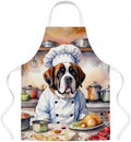 Caroline's Treasures Saint Bernard The Chef Apron Cooking Kitchen Server Baking by CarolinesTreasures