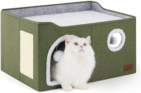 Bedsure Extra Wide Cat House Bed - Image 2